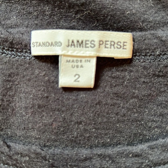 EUC James Perse size medium short sleeve black tee - Picture 7 of 8